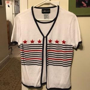 Patriotic summer sweater